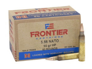 Frontier 5.56 NATO 55 grain HP 50 round box