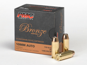 PMC 10mm 170 grain JHP 25 round box