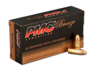PMC Bronze 9mm 124 grain FMJ 50 round box