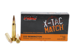PMC X-TAC .223 Remington 77 grain OTM 20 round box