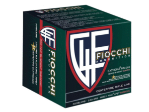 Fiocchi .300 AAC Blackout 220 grain HPBT 25 round box