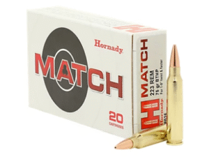 Hornady .223 Remington 75 grain FMJ 20 round box