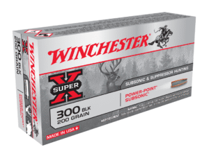 Winchester Super-X .300 AAC Blackout 200 grain Power-Point (PP) 20 round box