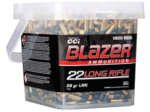 CCI Blazer .22 LR 38 grain LRN 1500 round bucket