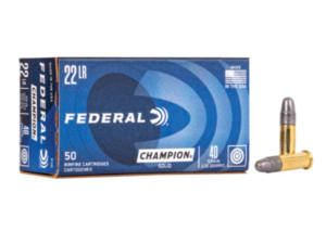 Federal Champion .22 LR 40gr LRN – 50rd Box