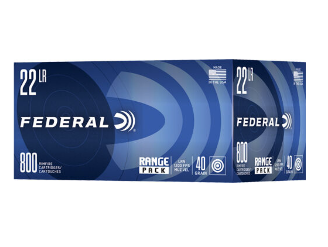 Federal Champion .22 LR 40gr Lead Round Nose — 800rd Pack - SKU 729B800, UPC 604544668933