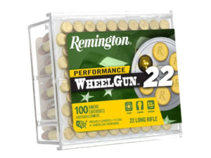 Remington Performance Wheelgun .22 LR 39gr Truncated Cone Solid — 100rd Box - SKU R21075, UPC 047700210759