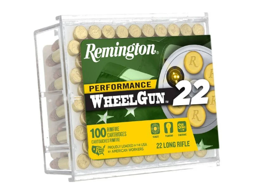 Remington Performance Wheelgun .22 LR 39gr Truncated Cone Solid — 100rd Box - SKU R21075, UPC 047700210759