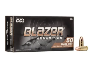 CCI Blazer Brass 9mm 115gr FMJ – 50rd Box