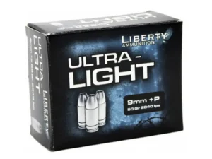 Liberty Ultra-Lights 9mm +P 50gr Fragmenting HP — 20rd